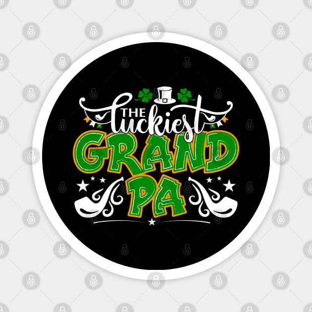 The Luckiest Gramdpa-Saint Patricks Day Tee Magnet by GoodyBroCrafts